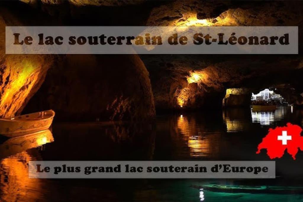 Vitis-Au Coeur Du Vignoble Valaisan Apartment Saint-Léonard Екстериор снимка